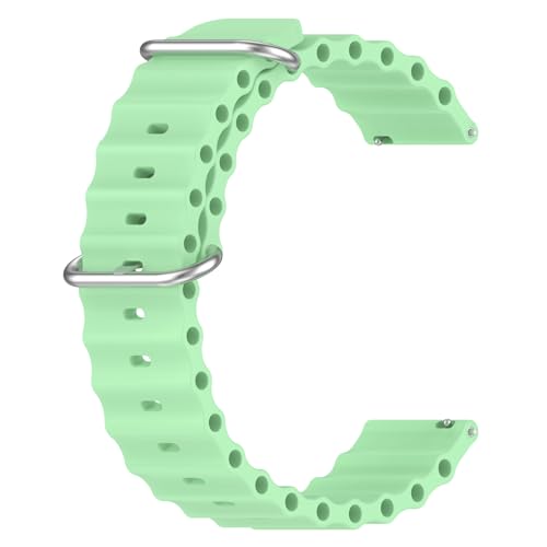 LYSMVIVI 22 mm Sportuhrband mit Schnellverschluss für Herren und Damen, weiches Silikon, schweißfest, atmungsaktiv, 22 mm Uhrenarmband für Damen und Herren LYSMVIVI 22 mm Sportuhrband mit Schnellverschluss für Herren und Damen, weiches Silikon, schweißfest, atmungsaktiv, 22 mm Uhrenarmband für Damen und Herren von LYSMVIVI