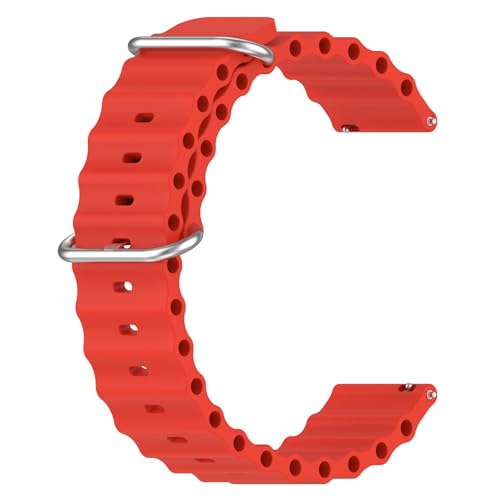 LYSMVIVI 22 mm Sportuhrband mit Schnellverschluss für Herren und Damen, weiches Silikon, schweißfest, atmungsaktiv, 22 mm Uhrenarmband für Damen und Herren LYSMVIVI 22 mm Sportuhrband mit Schnellverschluss für Herren und Damen, weiches Silikon, schweißfest, atmungsaktiv, 22 mm Uhrenarmband für Damen und Herren von LYSMVIVI