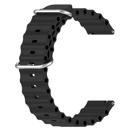 LYSMVIVI 22 mm Sportuhrband mit Schnellverschluss für Herren und Damen, weiches Silikon, schweißfest, atmungsaktiv, 22 mm Uhrenarmband für Damen und Herren LYSMVIVI 22 mm Sportuhrband mit Schnellverschluss für Herren und Damen, weiches Silikon, schweißfest, atmungsaktiv, 22 mm Uhrenarmband für Damen und Herren von LYSMVIVI