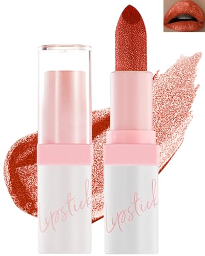 Glitzer-Lippenstift, Matt Glänzend Lippenstifte Rot Wasserdichter Lang anhaltender, Metallic Funkelnder Glossy Lippenstift, Seidener Nicht Klebender Matte Glitter Lipstick Für Frauen Lippen Make up-05 Glitzer-Lippenstift, Matt Glänzend Lippenstifte Rot Wasserdichter Lang anhaltender, Metallic Funkelnder Glossy Lippenstift, Seidener Nicht Klebender Matte Glitter Lipstick Für Frauen Lippen Make up-05 von LYSdefeu