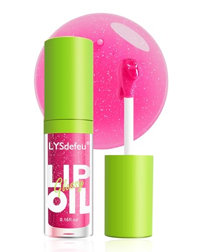 Lippenöl-1Stück Professional Makeup Feuchtigkeitsspendender Lipgloss, Moisturizing Hydrating Plumper Lip Glow Oil Lip Stain Tint, Long Lasting Lippen Care Lippenöl, Fat Lip Oil Lip Gloss Drip-03# von LYSdefeu