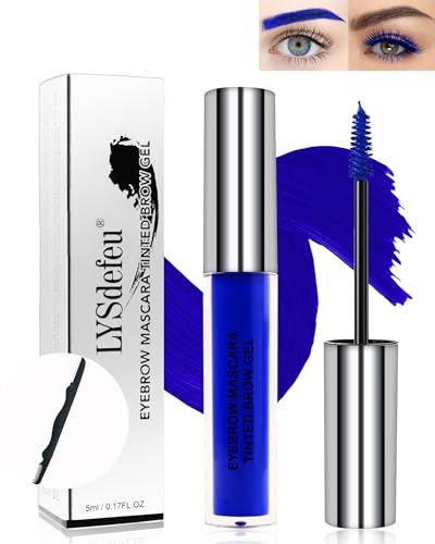 Wasserfestes Farbe Augenbrauen Gel,Lang Anhaltendes Blau Wimperntusche,Flüssiges Getöntes Augenbrauengel Make-up Set,Colored Volumen Verlängerung Eyebrow Mascara Glue,Cosplay Show Augen Makeup-07blau Wasserfestes Farbe Augenbrauen Gel,Lang Anhaltendes Blau Wimperntusche,Flüssiges Getöntes Augenbrauengel Make-up Set,Colored Volumen Verlängerung Eyebrow Mascara Glue,Cosplay Show Augen Makeup-07blau von LYSdefeu