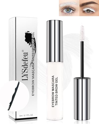 Wasserfestes Farbe Augenbrauen Gel,Lang Anhaltendes Weiß Wimperntusche,Flüssiges Getöntes Augenbrauengel Make-up Set,Colored Volumen Verlängerung Eyebrow Mascara Glue,Cosplay Show Augen Makeup-10 Weiß Wasserfestes Farbe Augenbrauen Gel,Lang Anhaltendes Weiß Wimperntusche,Flüssiges Getöntes Augenbrauengel Make-up Set,Colored Volumen Verlängerung Eyebrow Mascara Glue,Cosplay Show Augen Makeup-10 Weiß von LYSdefeu