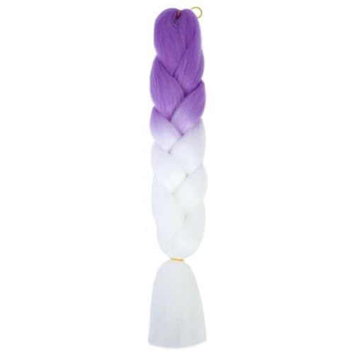 LYVQZPWLRFarbe gestalten, 24 Zoll Zöpfe Extensions Synthetische Flechten Haarfarbe Haare for Kinder Zopf(B82) von LYVQZPWLR