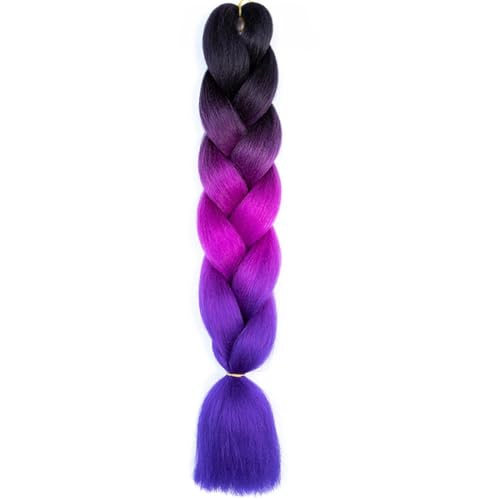 LYVQZPWLRFarbe gestalten, 24 Zoll Zöpfe Extensions Synthetische Flechten Haarfarbe Haare for Kinder Zopf(C10) von LYVQZPWLR