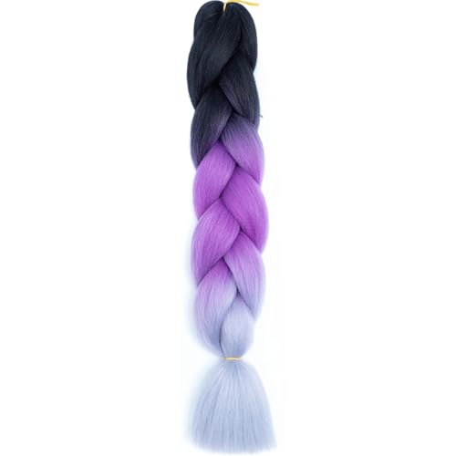 LYVQZPWLRFarbe gestalten, 24 Zoll Zöpfe Extensions Synthetische Flechten Haarfarbe Haare for Kinder Zopf(C21) von LYVQZPWLR