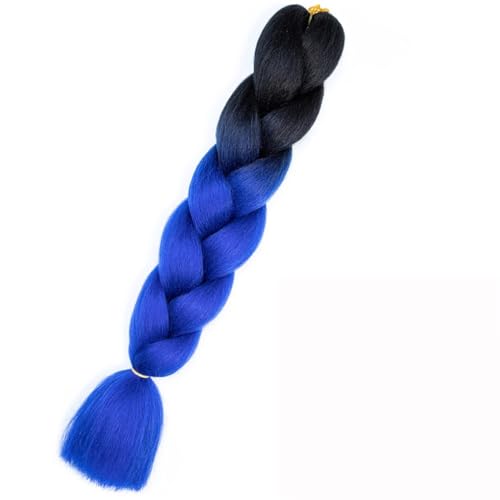 LYVQZPWLRFarbe gestalten, 24" synthetische Zöpfe Haar Flechten Haar Zopf Haarverlängerung for Frauen DIY Haar(B21) von LYVQZPWLR