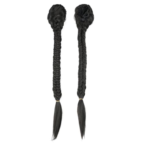 LYVQZPWLRFarbe gestalten, Synthetisches Haar Geflochtener Fischschwanz Kordelzug Pferdeschwanz Clip In Haarverlängerung for Frauen Zopf Pferdeschwanz Schwanz Haarteil(SL66 2) von LYVQZPWLR