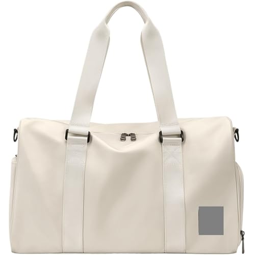 Golf Trocken-Nass-Trennung Fitnesstasche for Frauen 2023 Neue Reisetasche mit großer Kapazität for Herren Handheld-Reisegepäck for Kurze Strecken Für Reisen oder Fitness(Khaki) von LYXYGMV