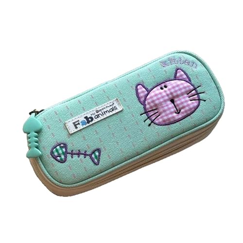 LYXYGMV Stiftetasche mit Zwei Fächern, große Aufbewahrungsbox for Studenten, Büro-Schreibwarenhalter Für Schulbedarf und Büro von LYXYGMV