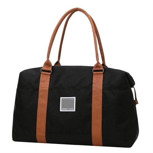 Reisetasche Große Kapazität Männer Hand Gepäck Reise Seesäcke Wochenende Taschen Frauen Multifunktionale Reisetaschen Malas De Viagem Für Reisen oder Fitness(Black Large) von LYXYGMV