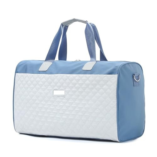 Reisetasche Weekender Paket Frauen mit Kulturbeutel Handgepäck Übernachtungstaschen Gym Duffel Mommy Hospital Für Reisen oder Fitness(Blue) von LYXYGMV