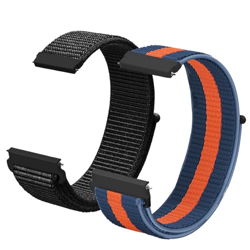 LYYLTX Nylon Fabric Uhrenarmbänder 20mm/22mm Armband für Herren Damen Ersatzband Schnellverschluss Smartwatch Sport Uhren Ersatzarmband Einstellbares Soft Breathable Watch Strap von LYYLTX