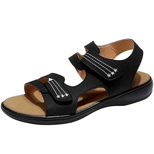 LYZXYZAI Orthopädische Sandalen Damen Bequeme Sandalen Sommer Peep Toe Sandalen Römische Sandalen Strandsandalen Mit Fußgewölbeunterstützung für Outdoor Sport Wandern,001,42EU LYZXYZAI Orthopädische Sandalen Damen Bequeme Sandalen Sommer Peep Toe Sandalen Römische Sandalen Strandsandalen Mit Fußgewölbeunterstützung für Outdoor Sport Wandern,001,42EU von LYZXYZAI