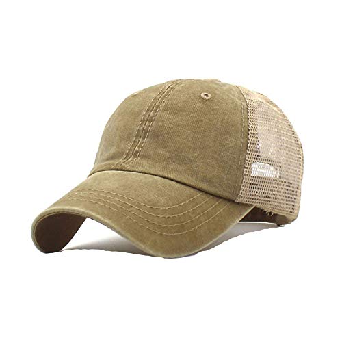 CheChury Baseball Cap Unisex Kappe Baseballmütze Sommer Kappe Mesh Baseball Kappen Sport oder auf Reisen Verstellbar Baseballkappe Kappe Hüte Hip Hop von CheChury