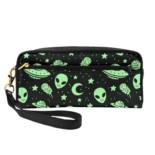 20 x 5,5 x 8,5 cm Make-up-Tasche, dunkle Nacht, helle Rose, Kulturbeutel für Damen und Herren, Mond Cartoon Alien, Einheitsgröße 20 x 5,5 x 8,5 cm Make-up-Tasche, dunkle Nacht, helle Rose, Kulturbeutel für Damen und Herren, Mond Cartoon Alien, Einheitsgröße von LZNJZ