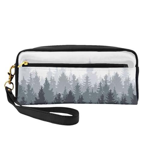 20 x 5,5 x 8,5 cm Make-up-Tasche, dunkle Nacht, helle Rose, Kulturbeutel für Damen und Herren, Quiet Forest, Einheitsgröße von LZNJZ