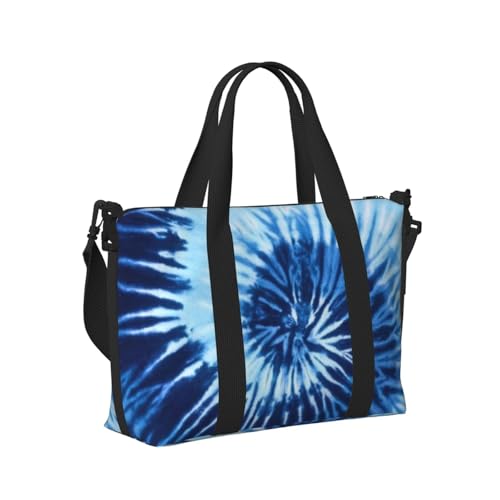 41 x 15 x 29 cm Handgepäck Tasche Remote Mountains Reisetasche für Damen und Herren, Batikfärbung in Blau, Einheitsgröße von LZNJZ
