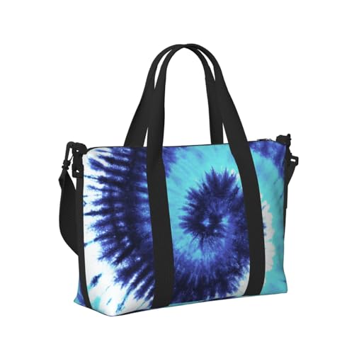 41 x 15 x 29 cm Handgepäck Tasche Remote Mountains Reisetasche für Damen und Herren, Dunkelhellblau mit Batikfärbung, Einheitsgröße von LZNJZ