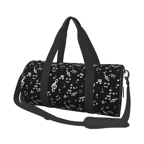 45x23x23cm Sportbeutel Cartoon Eishockey Turnbeutel für Damen und Herren, Musikkomplexe Noten, Einheitsgröße 45x23x23cm Sportbeutel Cartoon Eishockey Turnbeutel für Damen und Herren, Musikkomplexe Noten, Einheitsgröße von LZNJZ