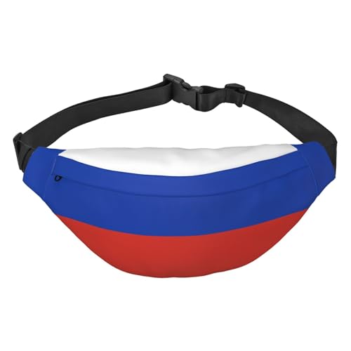 Bauchtasche für Damen und Herren, mit verstellbarem Gürtel, venezolanische Flagge, Bauchtasche für den täglichen Gebrauch, Reisen oder Spaziergänge mit dem Hund, Russische Flagge, Einheitsgröße von LZNJZ