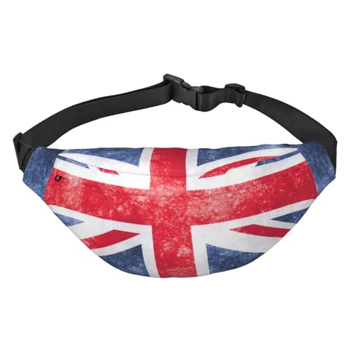 Bauchtasche für Damen und Herren, mit verstellbarem Gürtel, venezolanische Flagge, Bauchtasche für den täglichen Gebrauch, Reisen oder Spaziergänge mit dem Hund, Union Jack Design, Einheitsgröße von LZNJZ