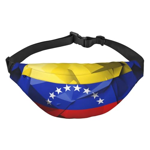 Bauchtasche für Damen und Herren, mit verstellbarem Gürtel, venezolanische Flagge, Bauchtasche für den täglichen Gebrauch, Reisen oder Spaziergänge mit dem Hund, Venezianische Flagge, Einheitsgröße von LZNJZ