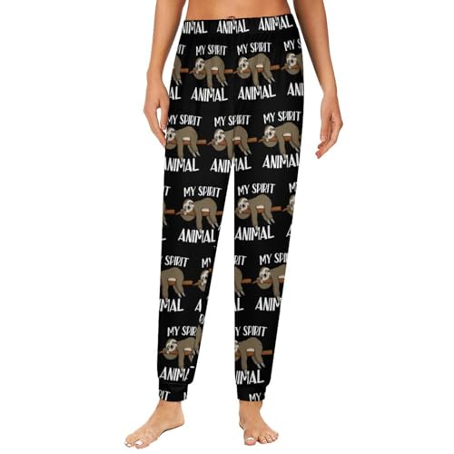 LZNJZ Leichte Schlafanzughose für Damen, schlafendes Cartoon-Faultier-Damen-Pyjamahose, Schlafendes Cartoon-Faultier, 50 LZNJZ Leichte Schlafanzughose für Damen, schlafendes Cartoon-Faultier-Damen-Pyjamahose, Schlafendes Cartoon-Faultier, 50 von LZNJZ