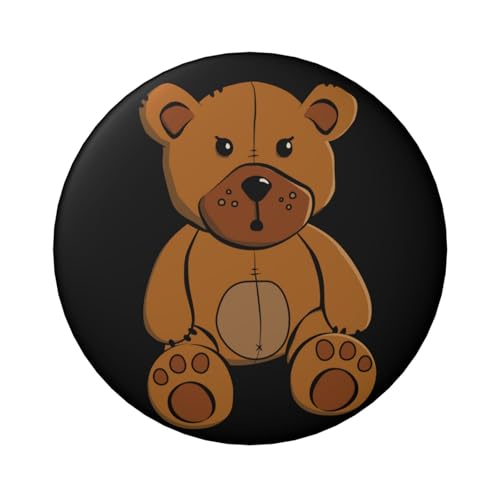 Leichte runde Abzeichen, überraschte Cartoon-Bär-Anstecknadeln, 6 cm (Diameter) von LZNJZ