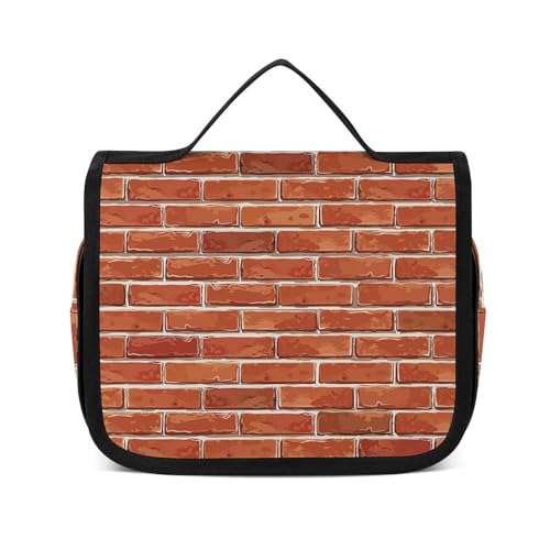 Reise-Make-up-Tasche, einfacher Cartoon-Pinguin-Kulturbeutel für Damen und Herren, Einfache Cartoon-Wand, 22.5x18.5cm Reise-Make-up-Tasche, einfacher Cartoon-Pinguin-Kulturbeutel für Damen und Herren, Einfache Cartoon-Wand, 22.5x18.5cm von LZNJZ