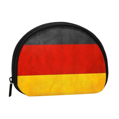 LZNJZ Tragbare Geldbörse mit Reißverschluss, venezolanische Flagge, Münzbörse für Münzen, Lippenstift, Ausweis, Schlüssel, Flagge Deutschlands, 12cm x 9cm, Münztasche, TPS-016 von LZNJZ