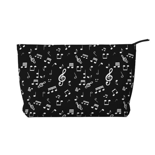 Tragbare Make-up-Tasche für Damen und Herren, Musik-Kulturbeutel mit komplexen Noten, Musikkomplexe Noten Tragbare Make-up-Tasche für Damen und Herren, Musik-Kulturbeutel mit komplexen Noten, Musikkomplexe Noten von LZNJZ