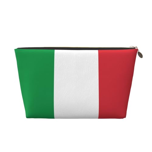 Tragbare Make-up-Tasche für Damen und Herren, italienische Flagge, Kulturbeutel, Italienische Flagge Tragbare Make-up-Tasche für Damen und Herren, italienische Flagge, Kulturbeutel, Italienische Flagge von LZNJZ