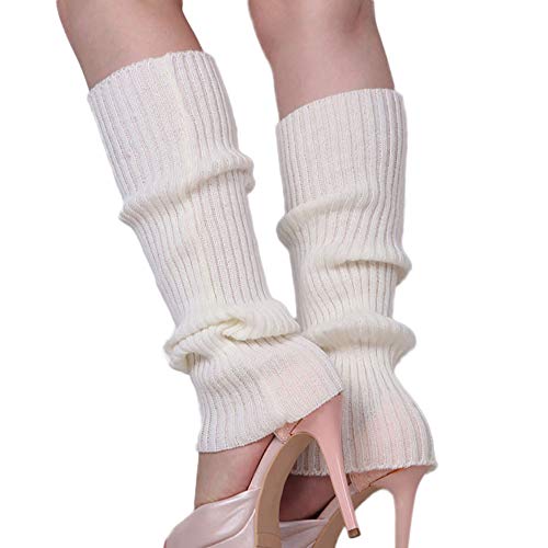 Bein WäRmer Socken - stulpen Damen Winter Crochet Stricken Stulpen-Beinstulpen BeinwäRmer KniestrüMpfe Legwarmers Tiefgraustulpen - Socken Gestrickt Ballett Yoga Legwarmer StrüMpfe Party Kleid von LZPCarra