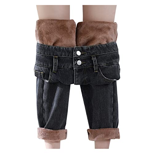 GefüTterte Leggings: Thermojeans Damen Winter GefüTtert-Thermohose Damen Jeans High Waist Jeanshose Warm Denim-Jeggings Hosen High Waist Winterhose Thermo-Fleecehose-Winterleggings-Strumpfhosen GefüTterte Leggings: Thermojeans Damen Winter GefüTtert-Thermohose Damen Jeans High Waist Jeanshose Warm Denim-Jeggings Hosen High Waist Winterhose Thermo-Fleecehose-Winterleggings-Strumpfhosen von LZPCarra