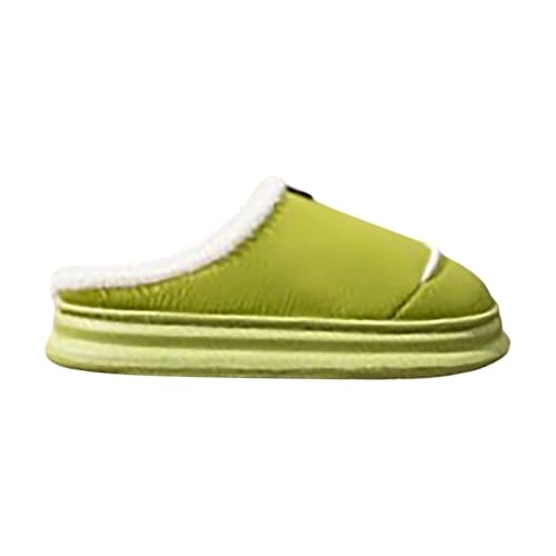 Hauspantoffeln Damen Plüsch Hausschlappen Weich Hausschuhe Damen Warm Winterschuhe Gefüttert Slipper Rutschfest Haushaltsschuhe Unisex Baumwollhausschuhe Bequem Heimschuhe Flach Schlupfschuhe von LZPCarra