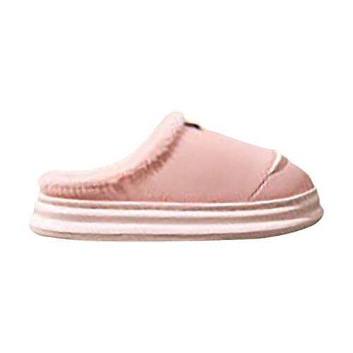 Hauspantoffeln Damen Plüsch Hausschlappen Weich Hausschuhe Damen Warm Winterschuhe Gefüttert Slipper Rutschfest Haushaltsschuhe Unisex Baumwollhausschuhe Bequem Heimschuhe Flach Schlupfschuhe von LZPCarra