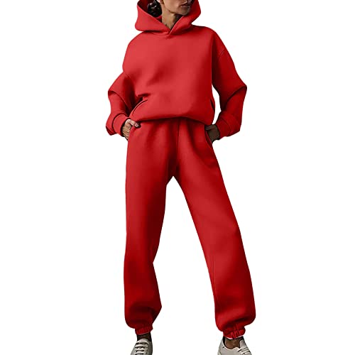 Jogginganzug Teenager MäDchen Winter - Trainingsanzug Damen Baumwolle Mit Kapuze Hoodie Und Jogginghosen Warm Hausanzug Oversize Sweatshirt GroßE GrößEn Freizeitanzug Zweiteiler Sportanzug Streatwear Jogginganzug Teenager MäDchen Winter - Trainingsanzug Damen Baumwolle Mit Kapuze Hoodie Und Jogginghosen Warm Hausanzug Oversize Sweatshirt GroßE GrößEn Freizeitanzug Zweiteiler Sportanzug Streatwear von LZPCarra