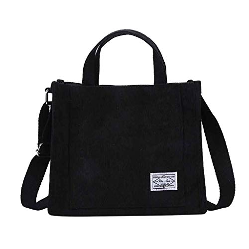 LZPCarra Aufbewahrung Für Taschen Umhängetasche Damenfashion-Handtasche Cudroy Taschen Herren Lunch (Black, One Size) von LZPCarra