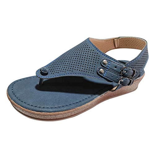 LZPCarra Damen Hausschuhe Geschlossen Rutschfest - Damen Flip Flop Sommer Elegant, Orthopädische Flip Flops Elegant Zehentrenner Pantoletten Frauen Orthopädische Sandalen Strandschuhe Freizeitschuhe von LZPCarra