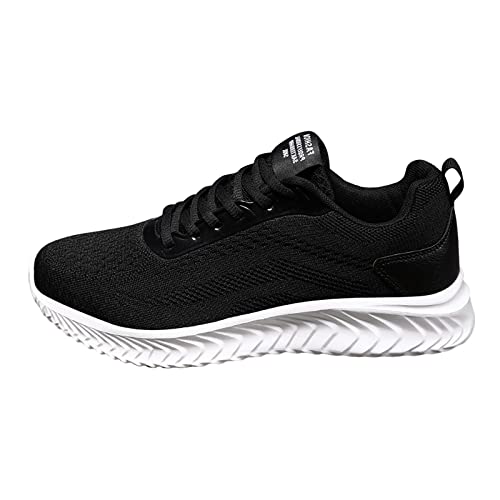 LZPCarra Flying Weave Sports Herrenschuhe Sommer Atmungsaktive Freizeitschuhe 2023 Trend Mesh Sportschuhe Rennrad Schuhe Herren Look (White, 39) von LZPCarra