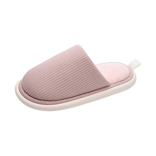 LZPCarra Hausschlappen Damen Weich Hausschuhe Winter Slipper Damen Elegant Hüttenschuhe Leicht Pantoffeln Rutschfest Winterschuhe Flach Haushaltsschuhe Bequem Hauspantoffeln Warm Hausschlappen von LZPCarra