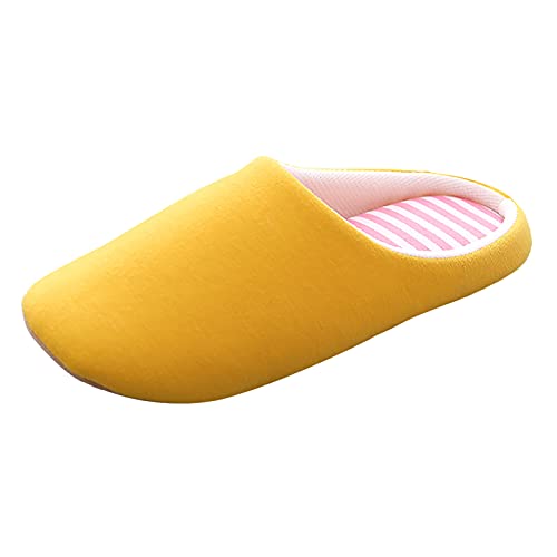 LZPCarra Hausschuhe Damen Winter Filz Slipper Elegant Hausschlappen Damen Weich Schlupfschuhe Warm Winterschuhe Rutschfest Haushaltsschuhe Bequem Hauspantoffeln Flach Baumwollhausschuhe von LZPCarra
