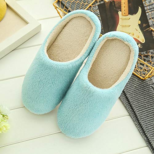 LZPCarra Hausschuhe Damen Winter Plüsch Pantoffeln Warme Hausschlappen Flach Slipper Damen Elegant Winterschuhe Gefüttert Schlupfschuhe Rutschfest Baumwollhausschuhe Bequem Haushaltsschuhe von LZPCarra