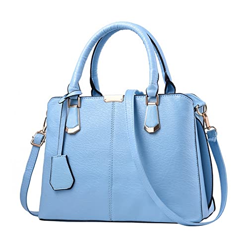 LZPCarra Kleine Taschen Damen Günstig Damentasche, einfache Handtasche, einzelne Schulter, große Damentasche, Umhängetasche Schultergürtel Taschen (BU2, One Size) von LZPCarra