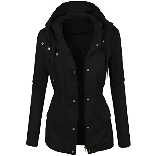 LZPCarra Motorradjacke Damen, Bikerjacke Stoff-Outdoorjacke Langarm GroßE GrößEn üBergangsjacke Vintage Bomberjacke Frauen Softshelljacke- Fliegerjacke Leichte Coat Pilotenjacke Sweatjacke Mantel von LZPCarra