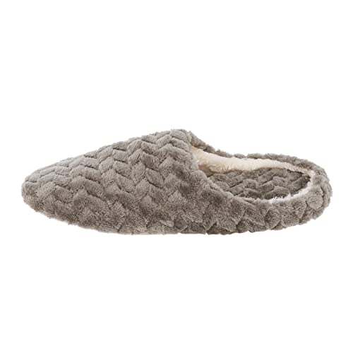 LZPCarra Pantoffeln Damen Winter Slipper Elegant Hausschuhe Damen Warm Hüttenschuhe Flach Hausschlappen Rutschfest Winterschuhe Indoor Haushaltsschuhe Bequem Heimschuhe Plüsch Schlupfschuhe von LZPCarra