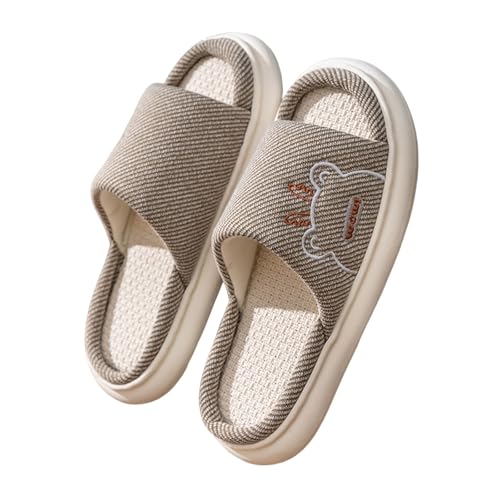 LZPCarra Schlupfschuhe Damen Offen Hüttenschuhe Damen Leicht Winter Hausschuhe Warm Slipper Elegant Pantoffeln Rutschfest Hausschlappen Flach Winterschuhe Indoor Heimschuhe Bequem Haushaltsschuhe von LZPCarra
