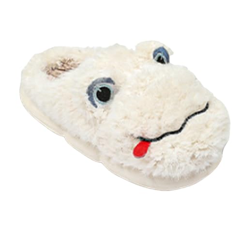 LZPCarra Slippers Women Cute Hausschlappen Flach Hausschuhe Damen Plüsch Lustig Winterschuhe Gefüttert Schlupfschuhe Elegant Pantoletten Weich Haushaltsschuhe Rutschfest Hauspantoffeln von LZPCarra