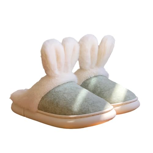 LZPCarra Slippers Women Cute Hausschlappen Flach Hausschuhe Damen Plüsch Lustig Winterschuhe Gefüttert Schlupfschuhe Elegant Pantoletten Weich Haushaltsschuhe Rutschfest Hauspantoffeln von LZPCarra